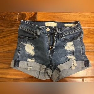 PacSun Ripped Denim Shorts Women’s